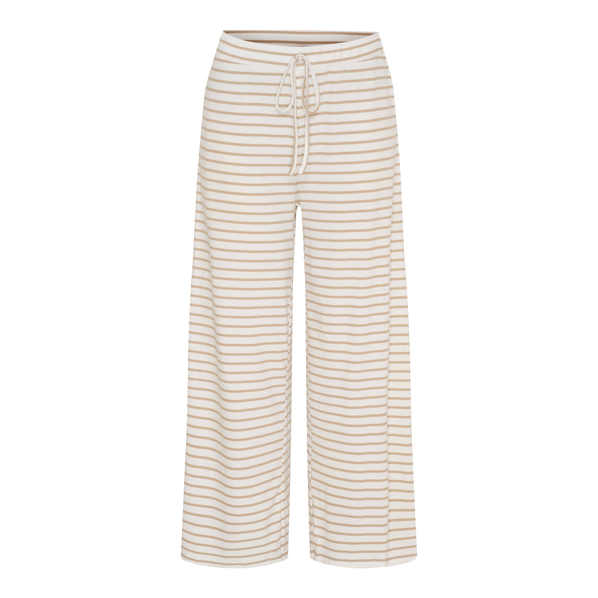 Marta Du Chateau Bukser - Mireya - White/Camello Stripe