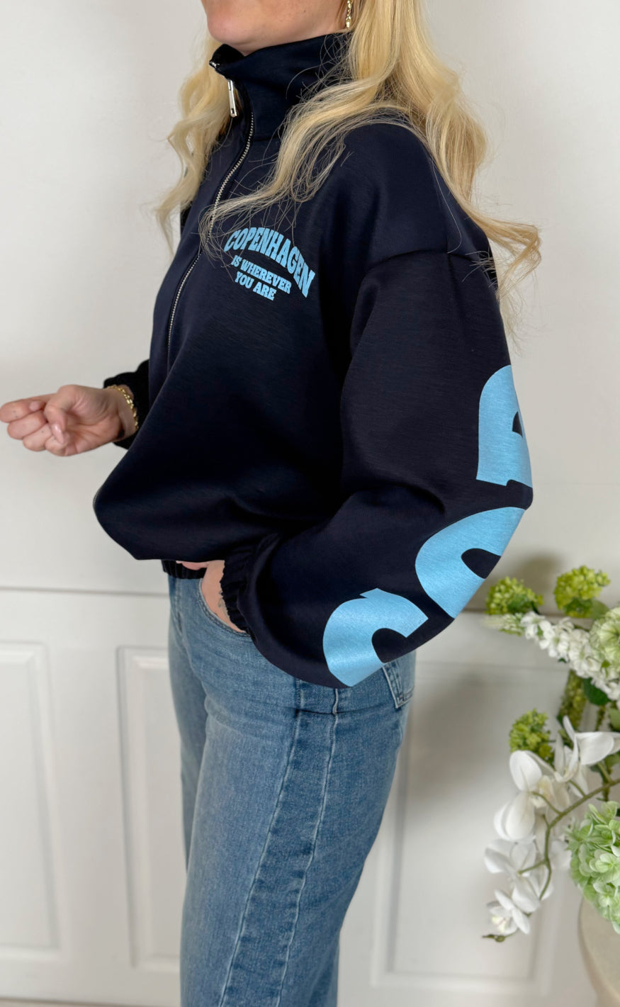 Marta Du Chateau Cardigan - Nete - Navy/Sky