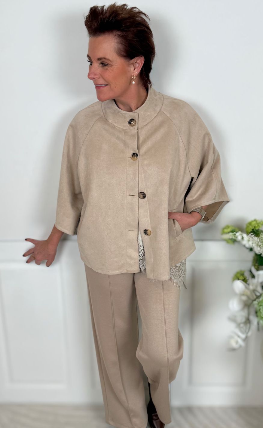 Marta Du Chateau Jakke - Britta - Beige31
