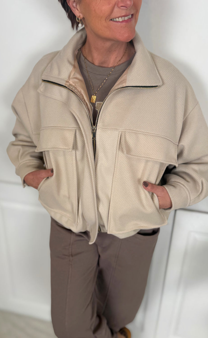 Marta Du Chateau Jakke - Lumi - Beige