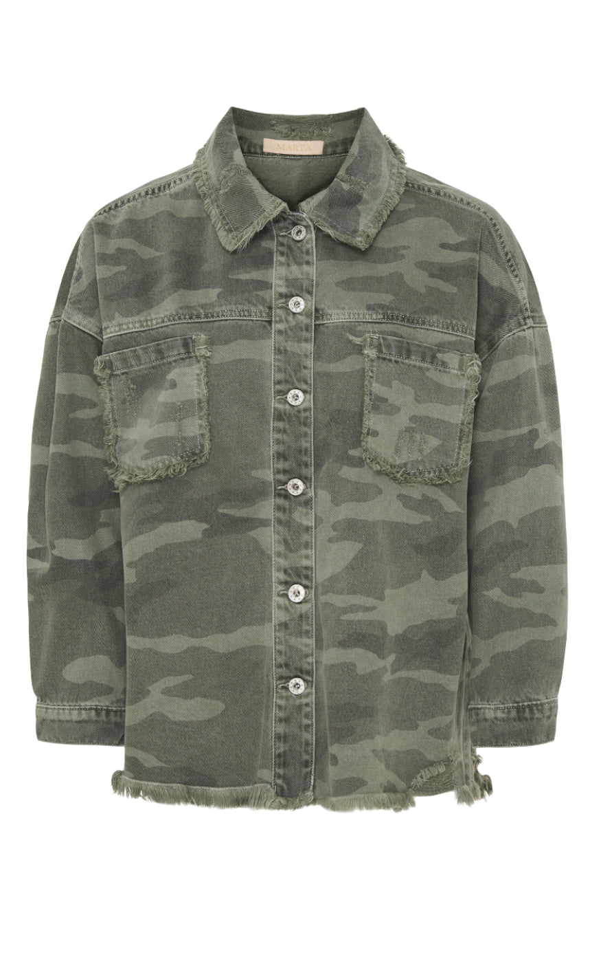 Marta Du Chateau Jakke - MC9598 - Kaki Camo
