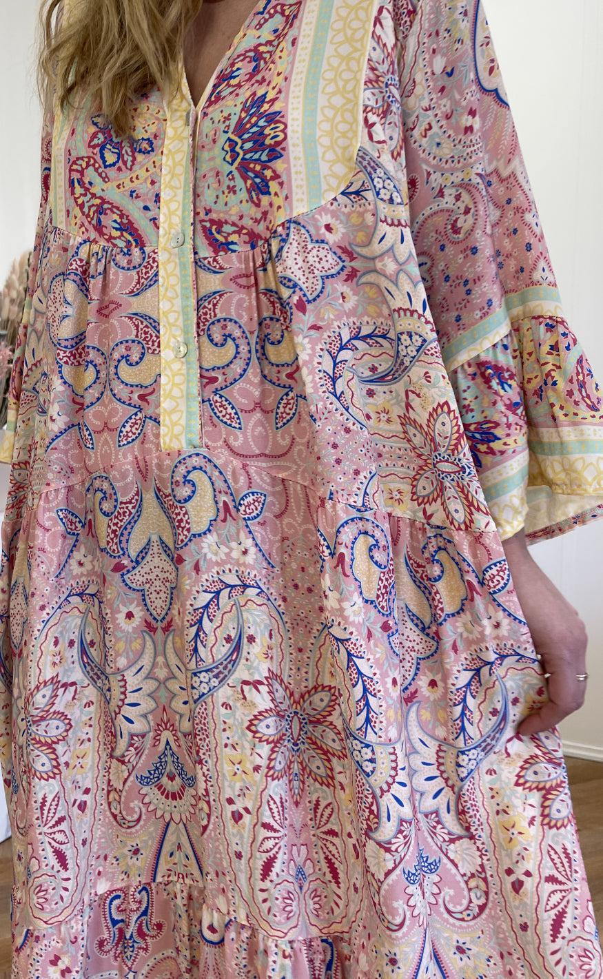 Marta Du Chateau Kjole - 2270 - Rosa Pulvere