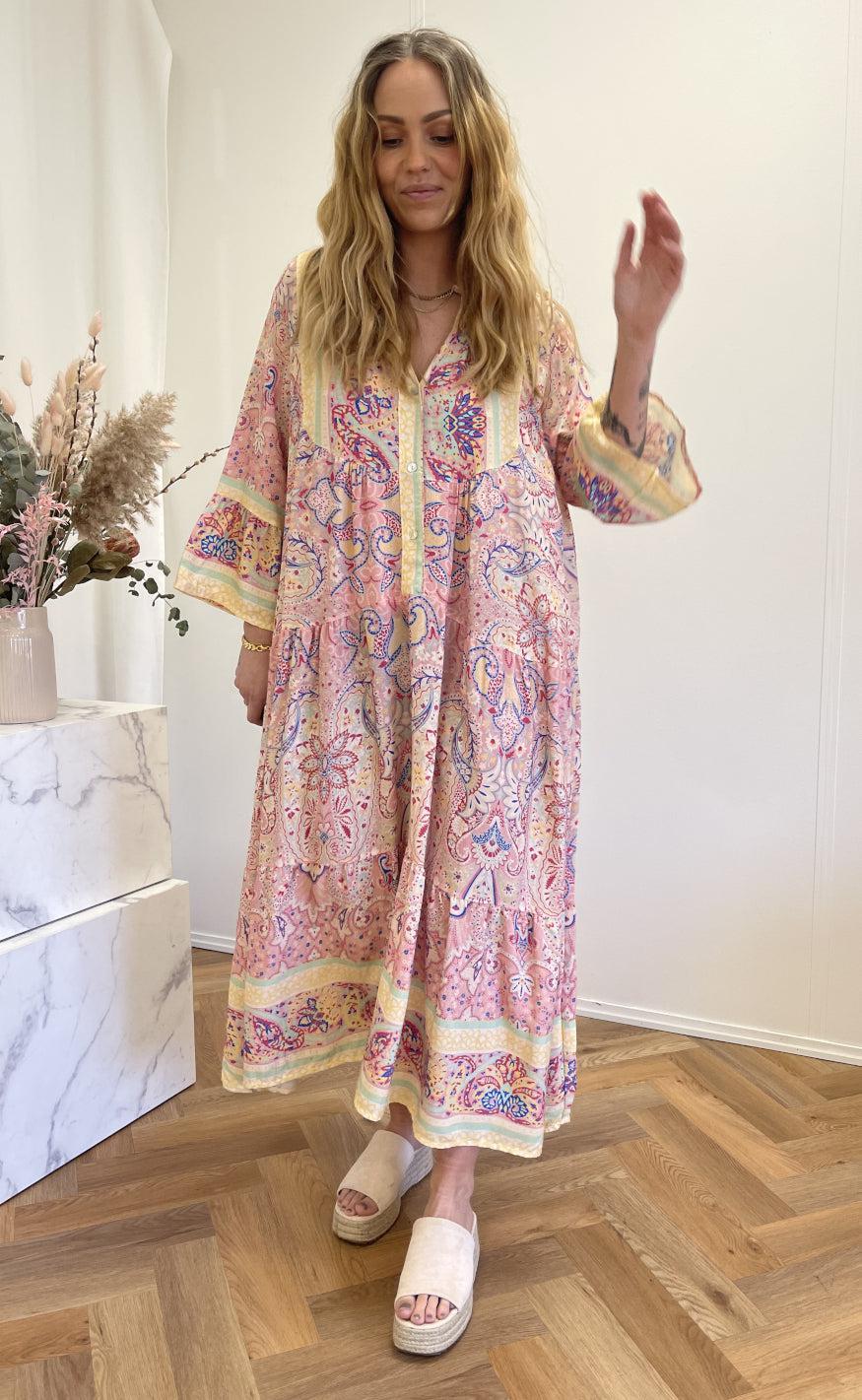 Marta Du Chateau Kjole - 2270 - Rosa Pulvere