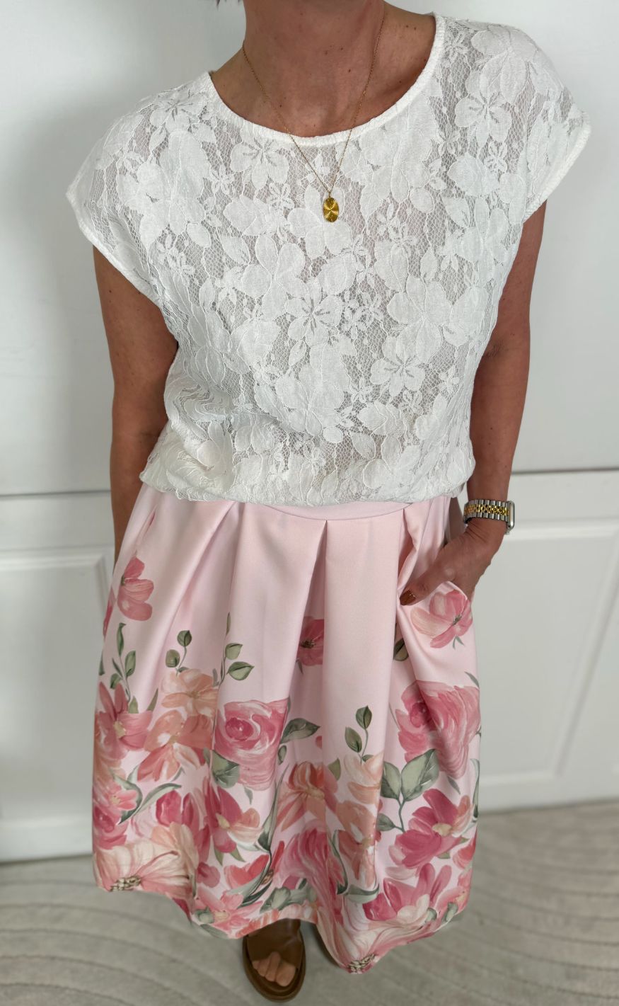 Marta Du Chateau Skjørt -  Daria - Rosa/Pink