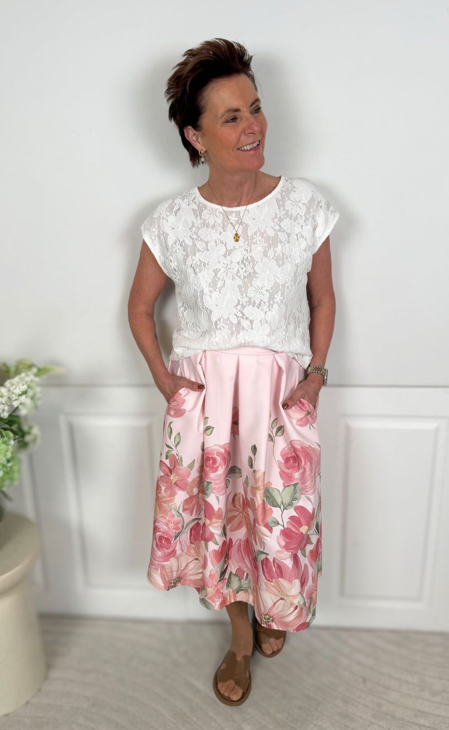 Marta Du Chateau Skjørt -  Daria - Rosa/Pink