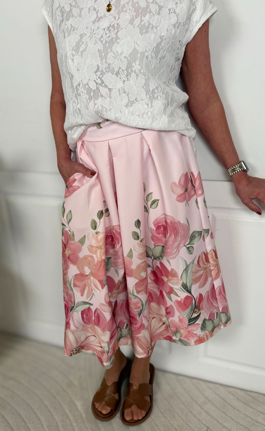 Marta Du Chateau Skjørt -  Daria - Rosa/Pink
