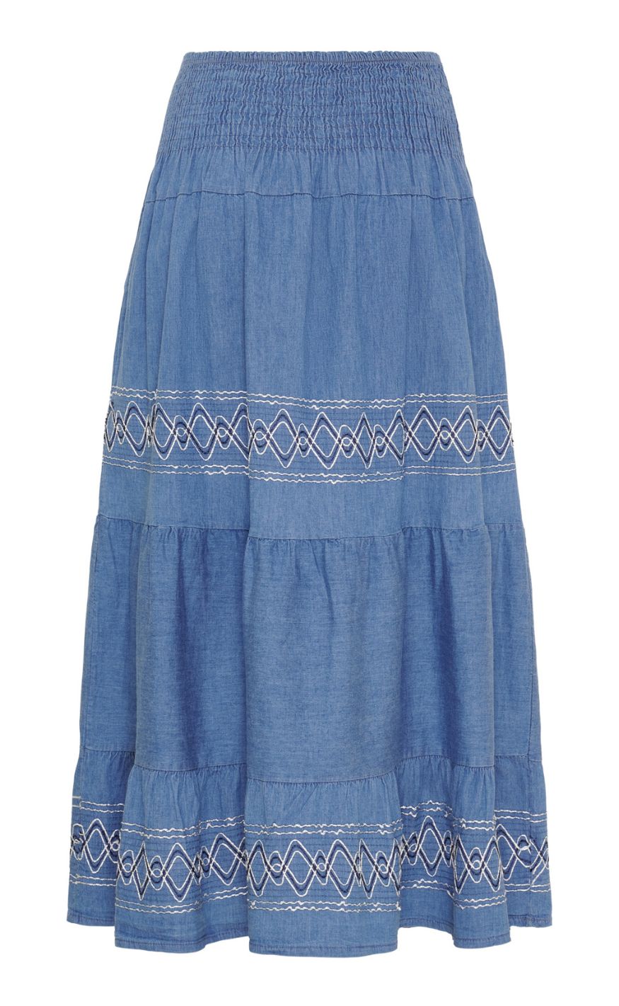 Marta Du Chateau Skjørt - Helvig - Jeans