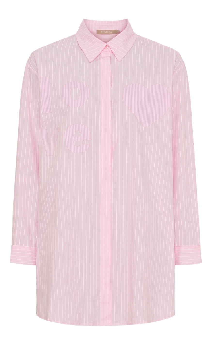 Marta Du Chateau Skjorte - Alina - Pink