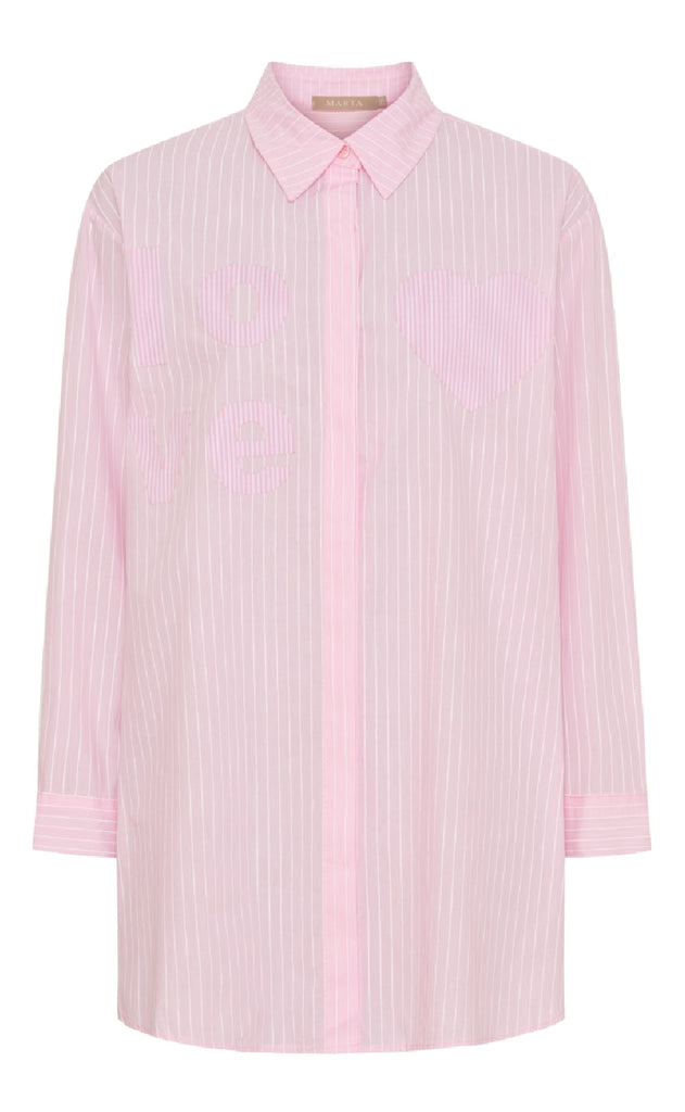 Marta Du Chateau Skjorte - Alina - Pink