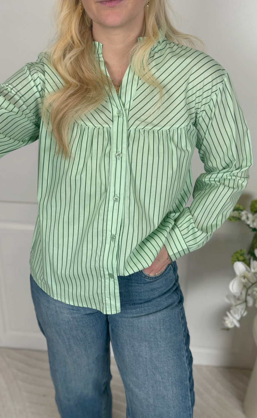 Marta Du Chateau Skjorte - Kalina - Verde5888tpg