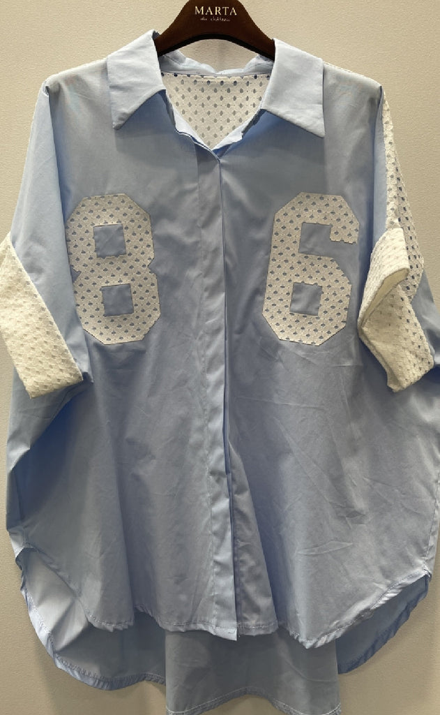 Marta Du Chateau Skjorte - Roberta - Light Blue