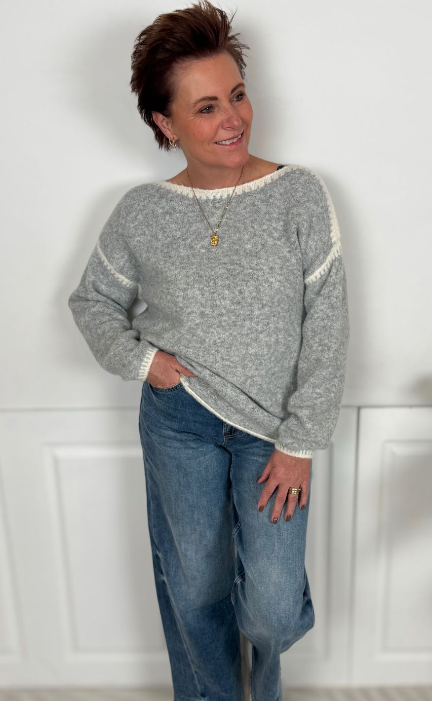 Marta Du Chateau Genser - Linette - LightGreyW002