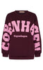 Marta Du Chateau Sweatshirt - Hibiscus - Bordeaux
