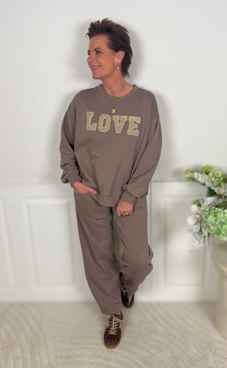 Marta Du Chateau Sweatshirt - Jessa - Fango Melange