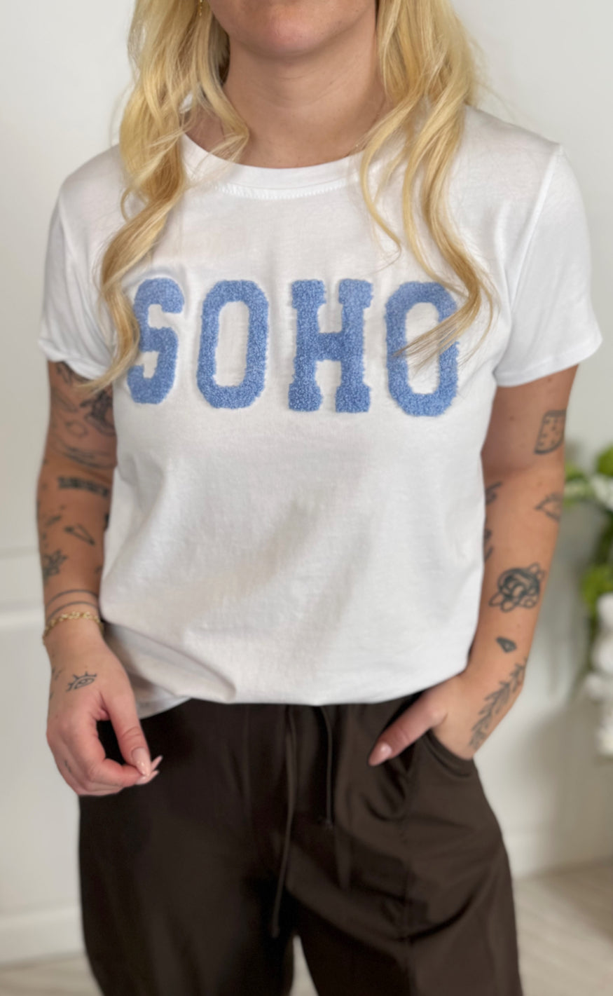 Marta Du Chateau T-shirts - Herdis - White/Sky