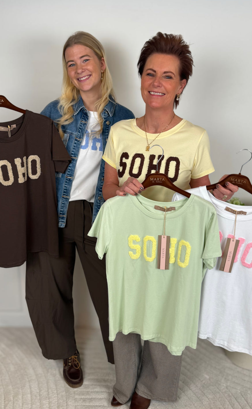 Marta Du Chateau T-shirts - Herdis - Yellow14/Moro