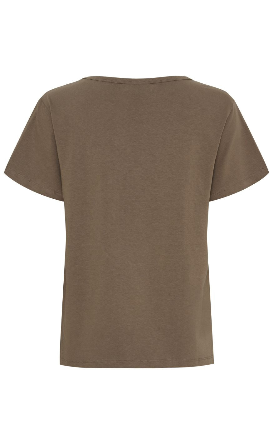 Marta Du Chateau T-shirts - Jeanette - Fango