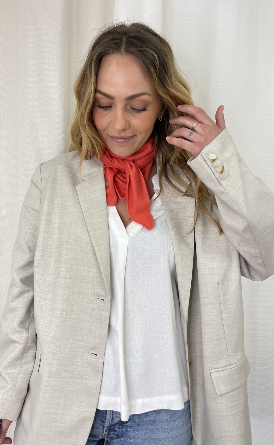 Marta Du Chateau Skjerf - 5712 - Corallo