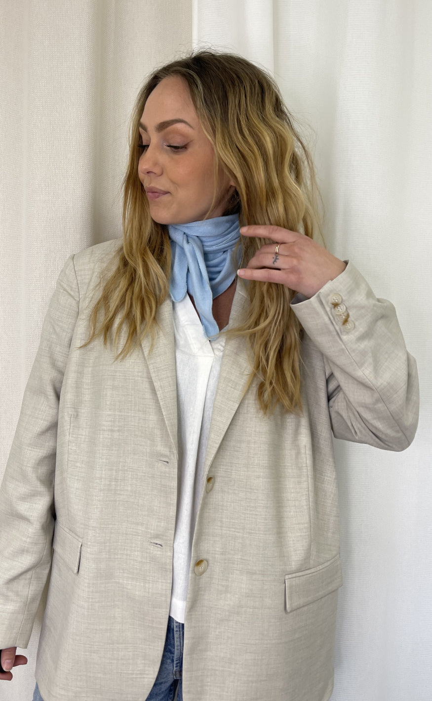 Marta Du Chateau Skjerf - 5712 - Sky Blue