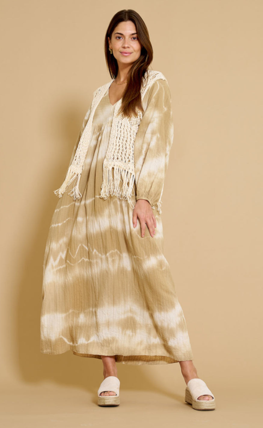 Marta Du Chateau Vest - 473 - Plain Beige