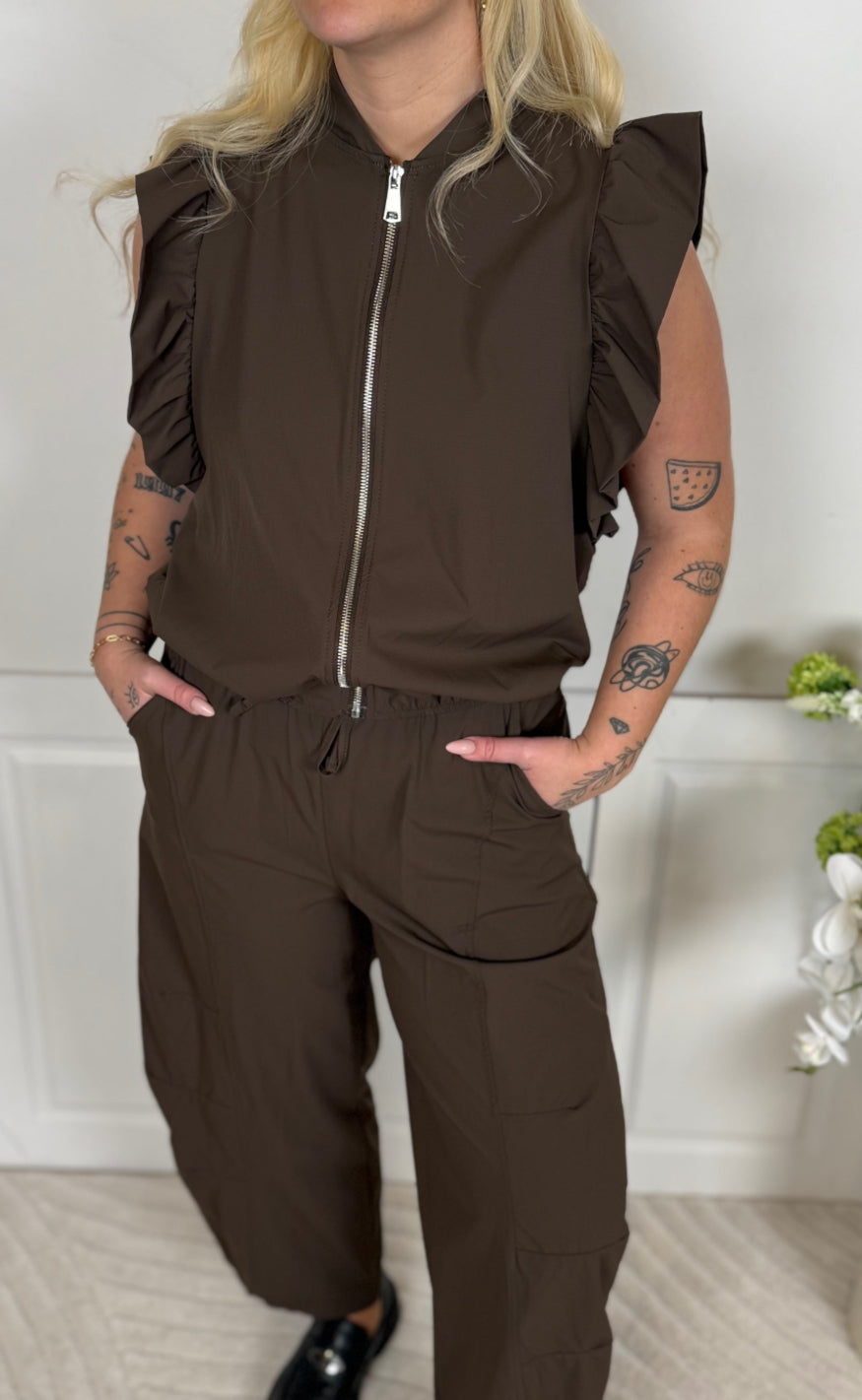 Marta Du Chateau Vest - Jannie - Coffee