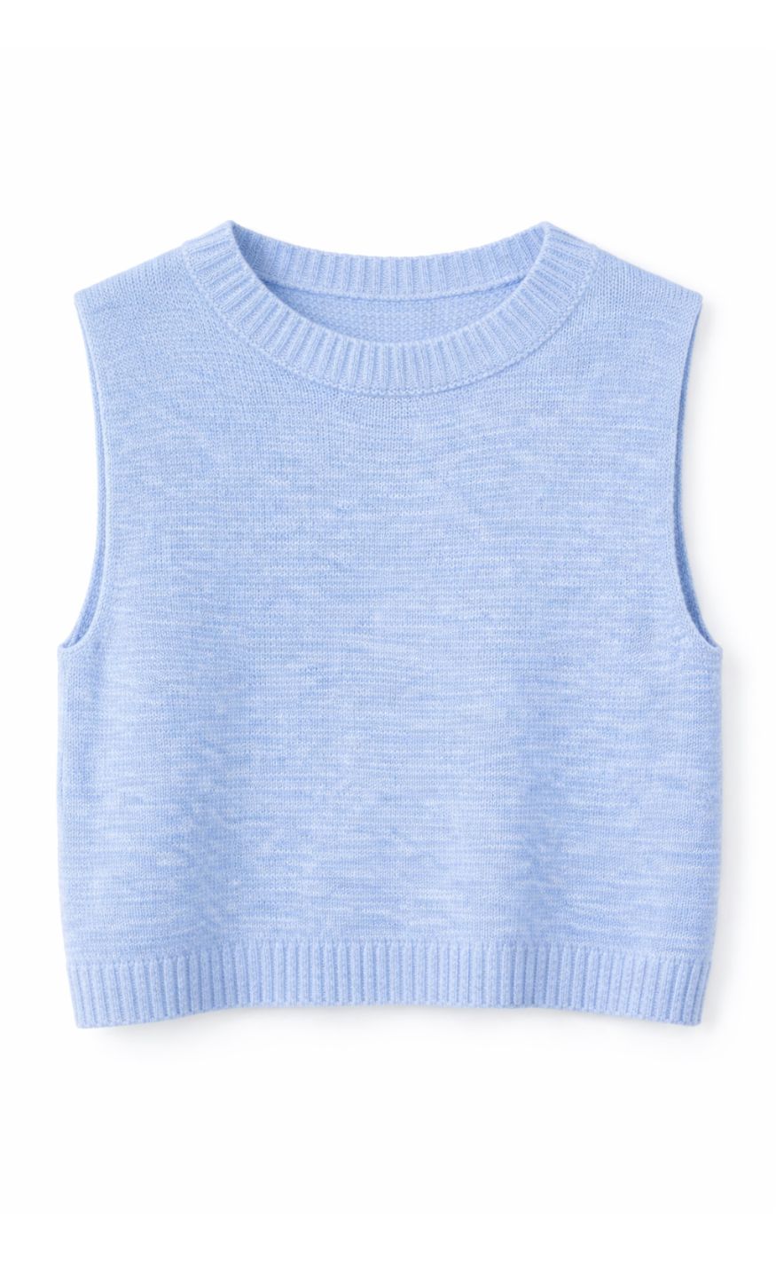 Marta Du Chateau Vest - Ilse - Sky Blue