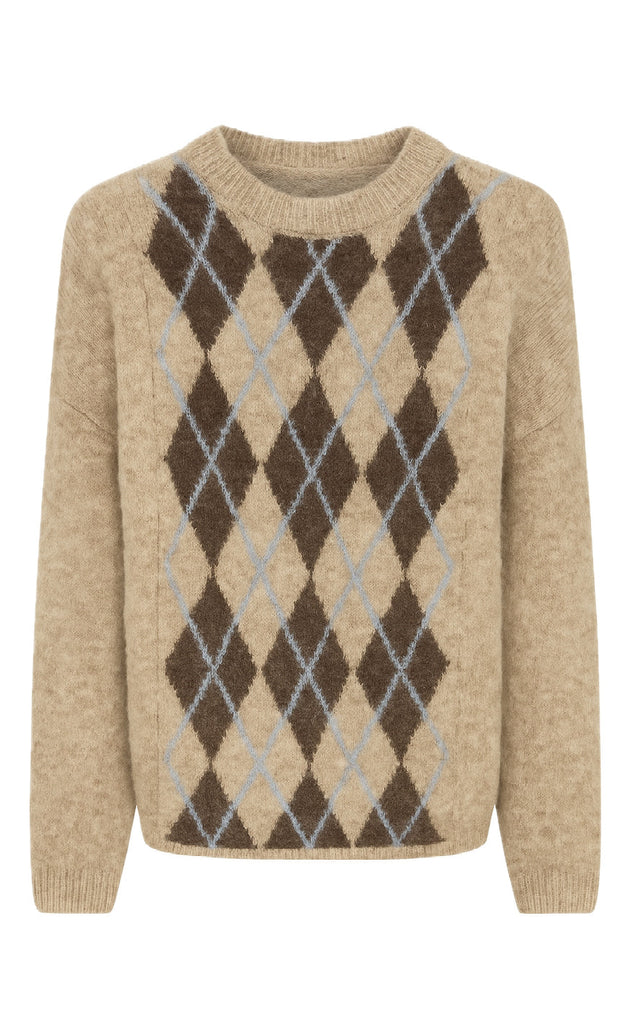 Marta Du Chateau Genser - Cora - Beige/Blue