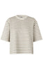 MbyM T-skjorte - Emrys-M - Island Fossil Sugar Stripe