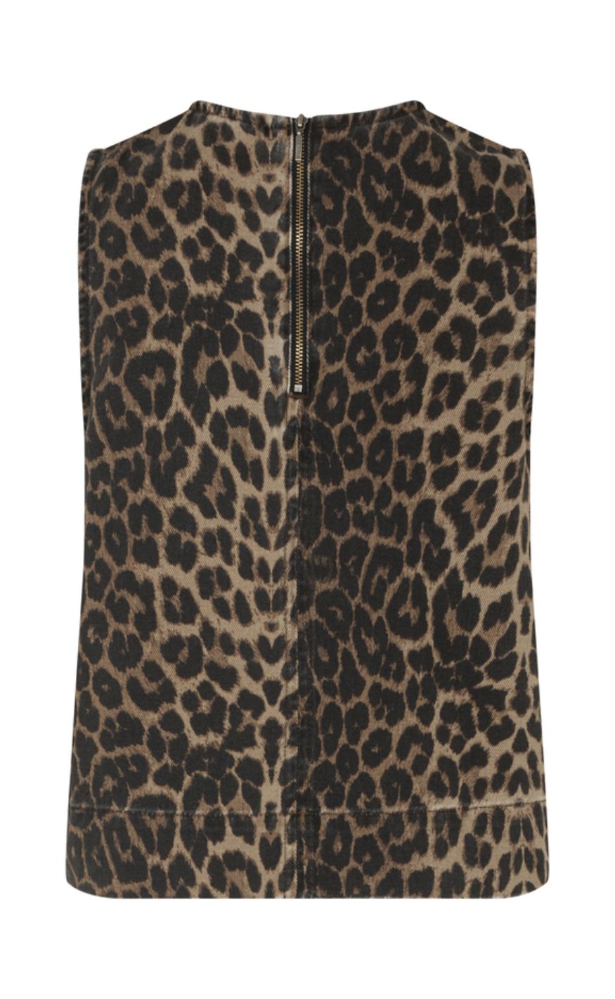 MbyM Topp - Rihne-M - Leopard Mist