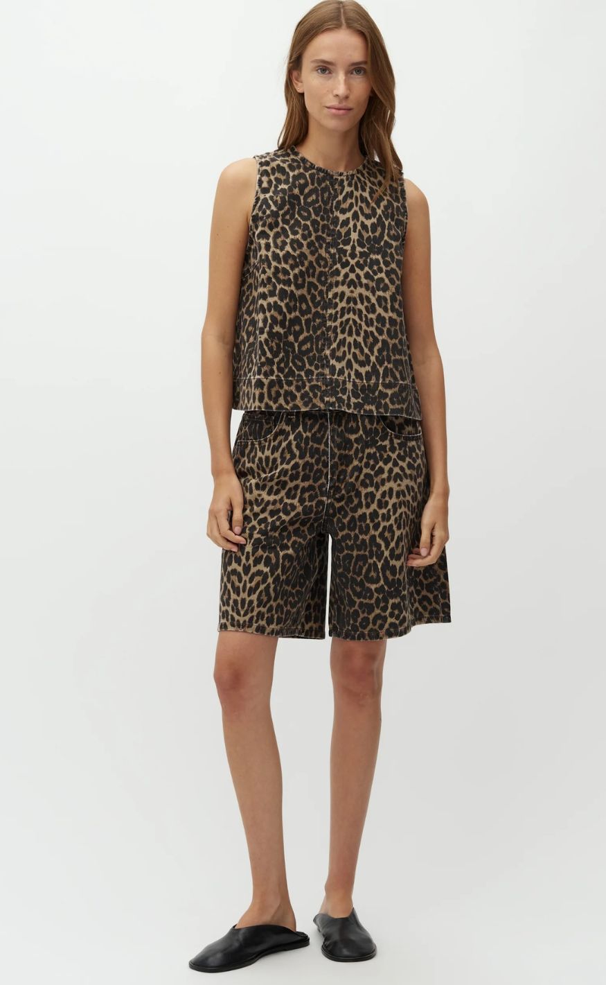 MbyM Topp - Rihne-M - Leopard Mist