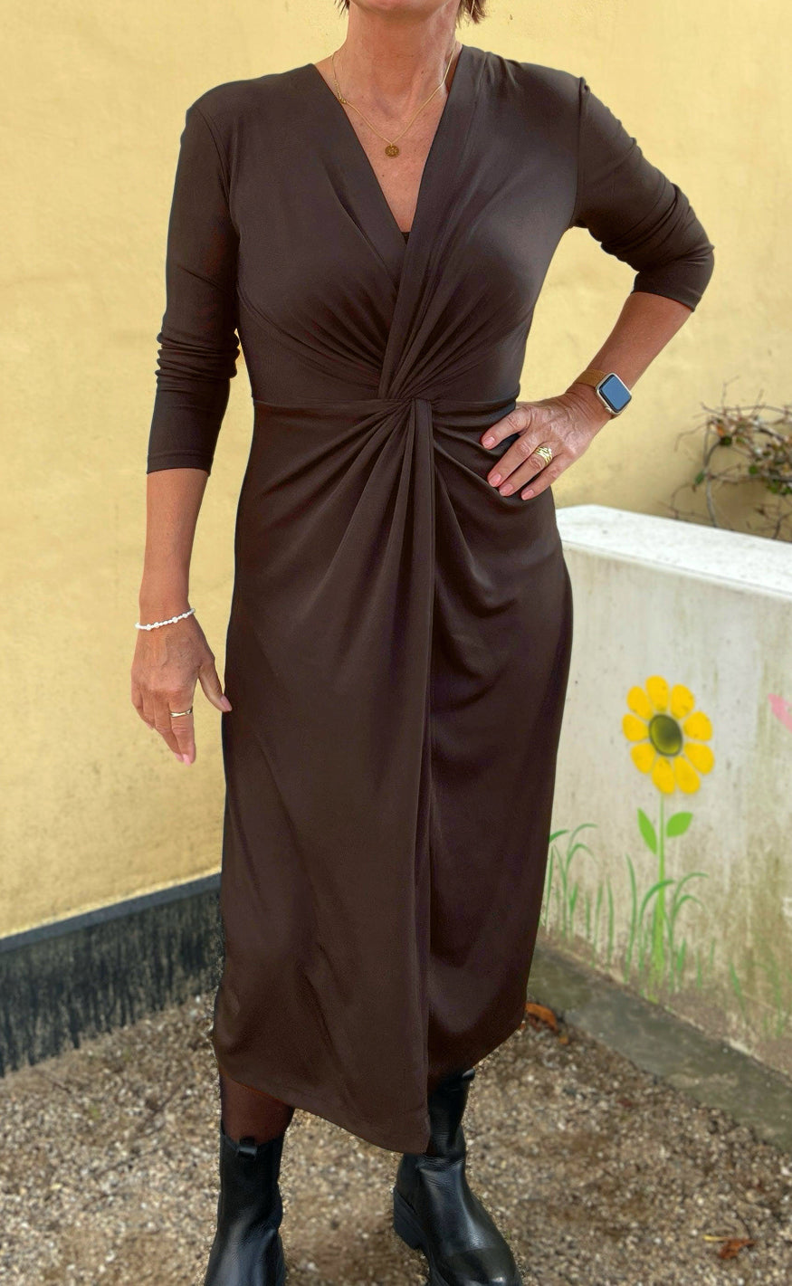 Say INA Copenhagen Kjole - Mia - Dark Brown
