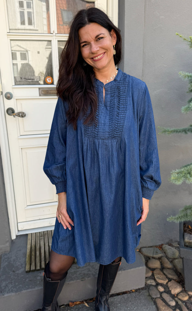 Say INA Copenhagen Kjole - Mona Denim - Denim Blue