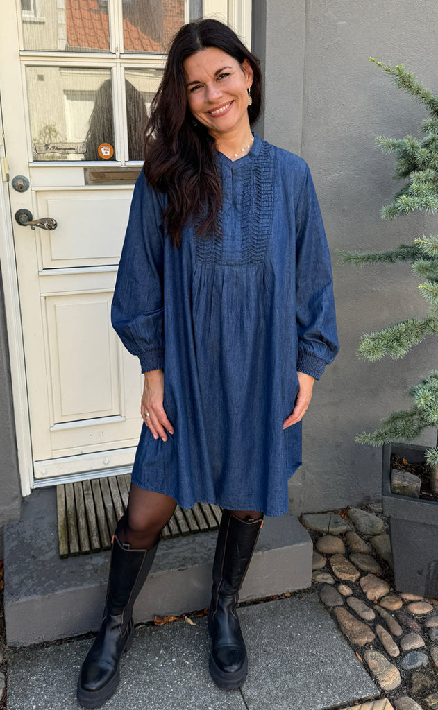 Say INA Copenhagen Kjole - Mona Denim - Denim Blue
