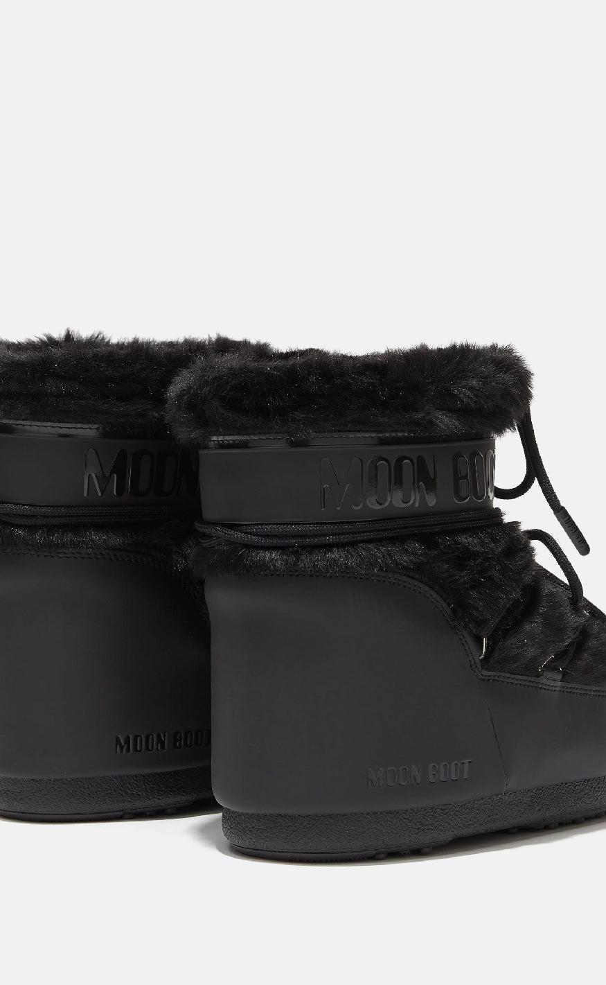 Moon Boot Støvler - Icon Low Faux Fur - Black