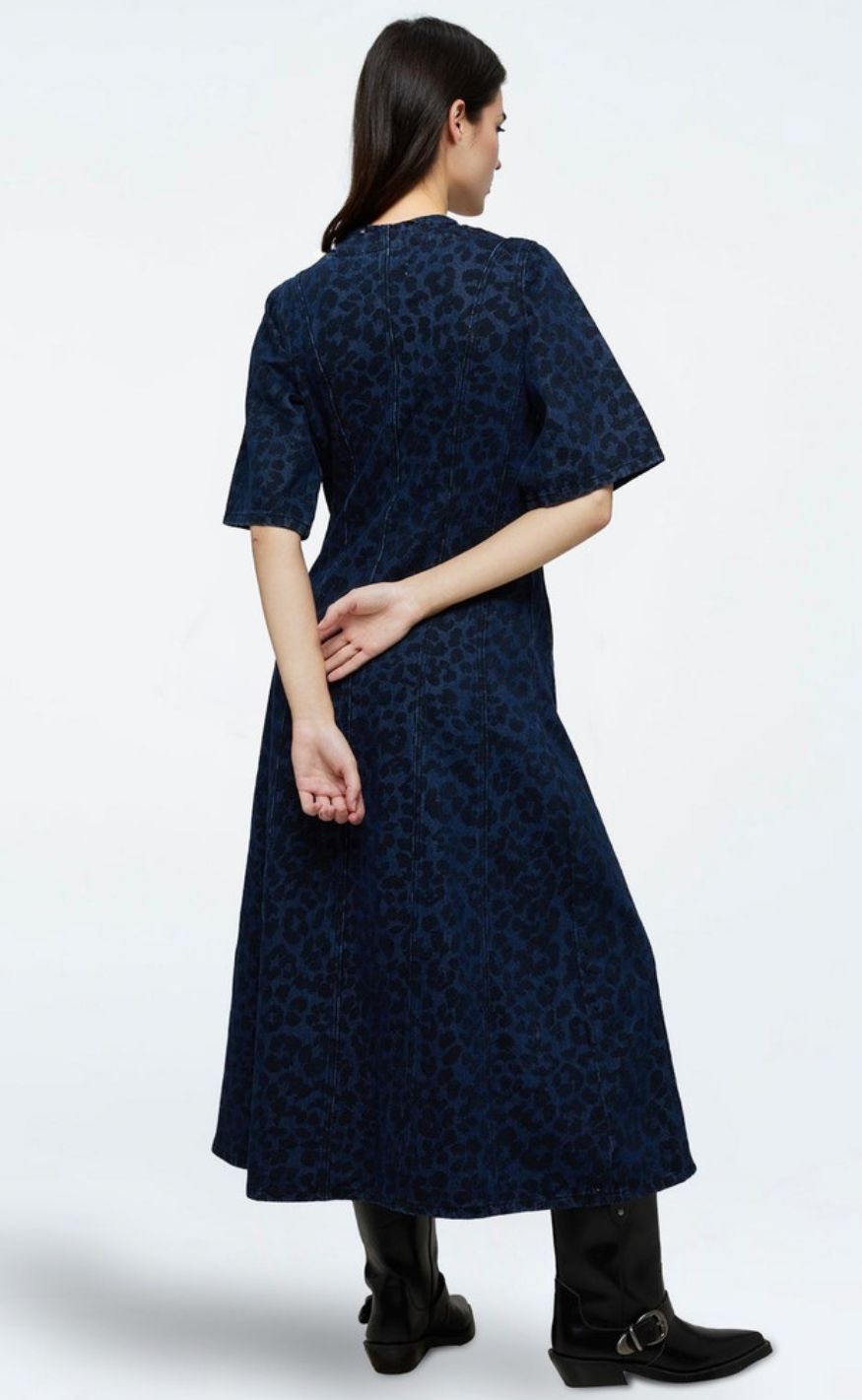Moves Kjole - Miriam - Dark Blue