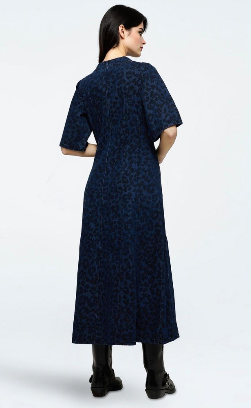 Moves Kjole - Miriam - Dark Blue