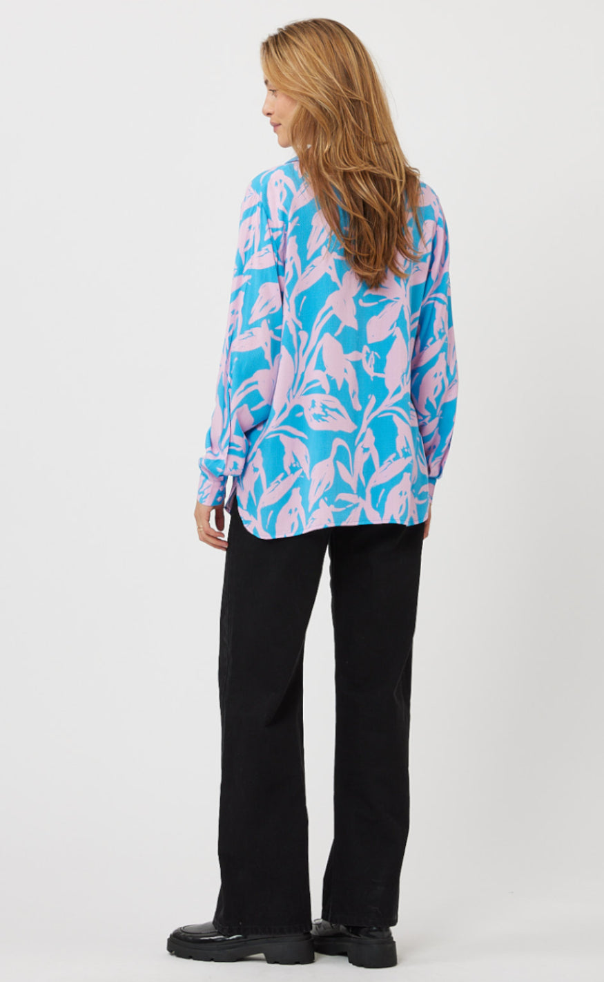 Moves Skjorte - Stusa - Malibu Blue