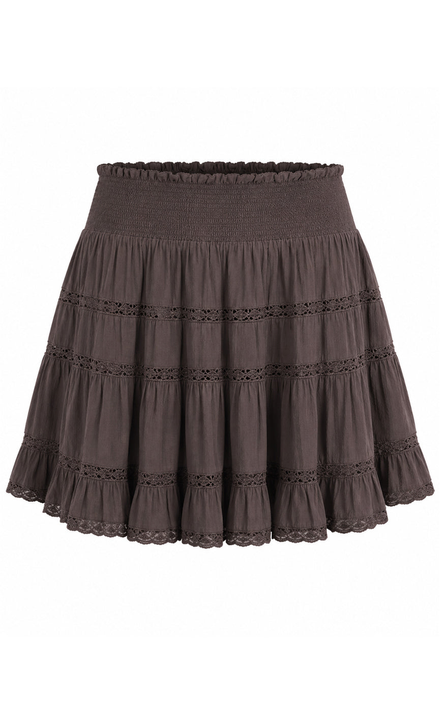 Say INA Copenhagen Skjørt - Carla - Dark Brown