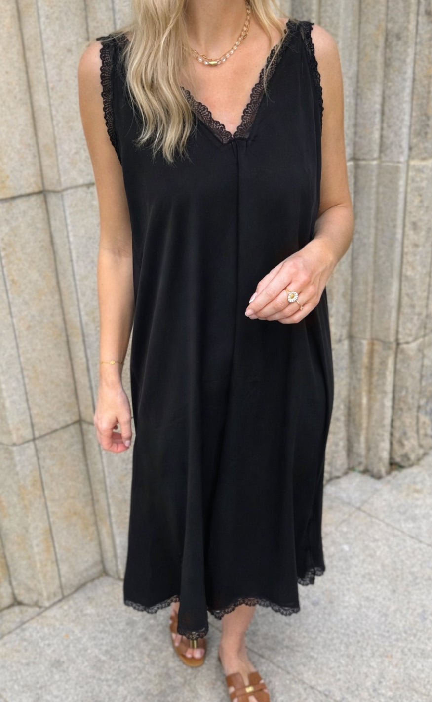 Say INA Copenhagen Kjole - Nellie Lace - Black