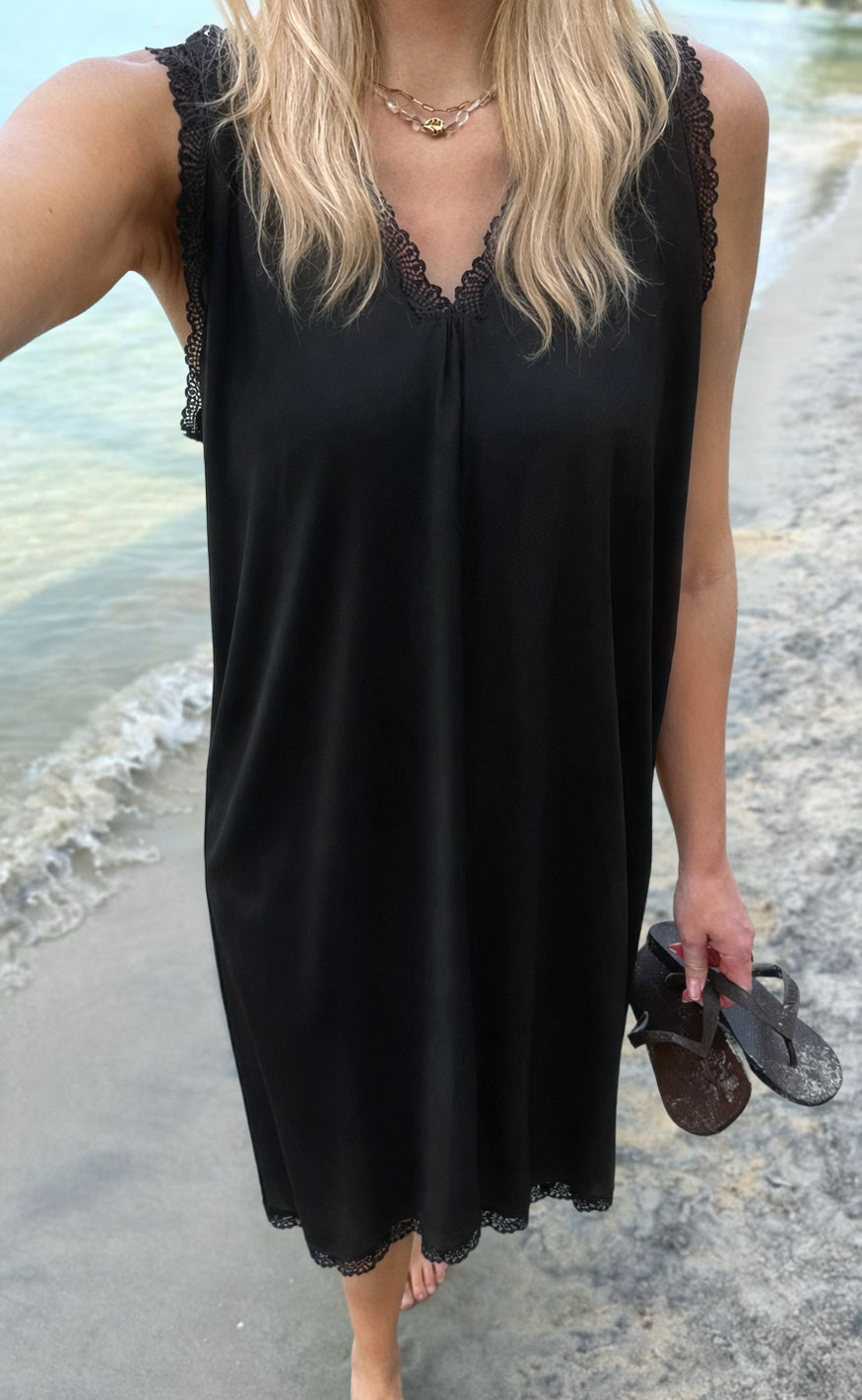 Say INA Copenhagen Kjole - Nellie Lace - Black