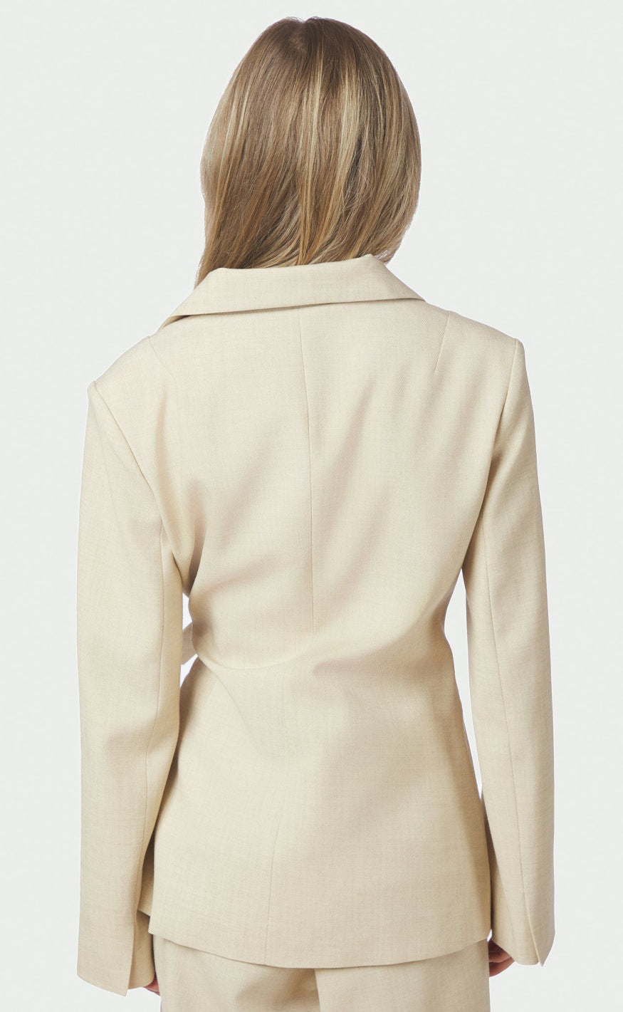 Neo Noir Blazer - Carmia - Beige Melange