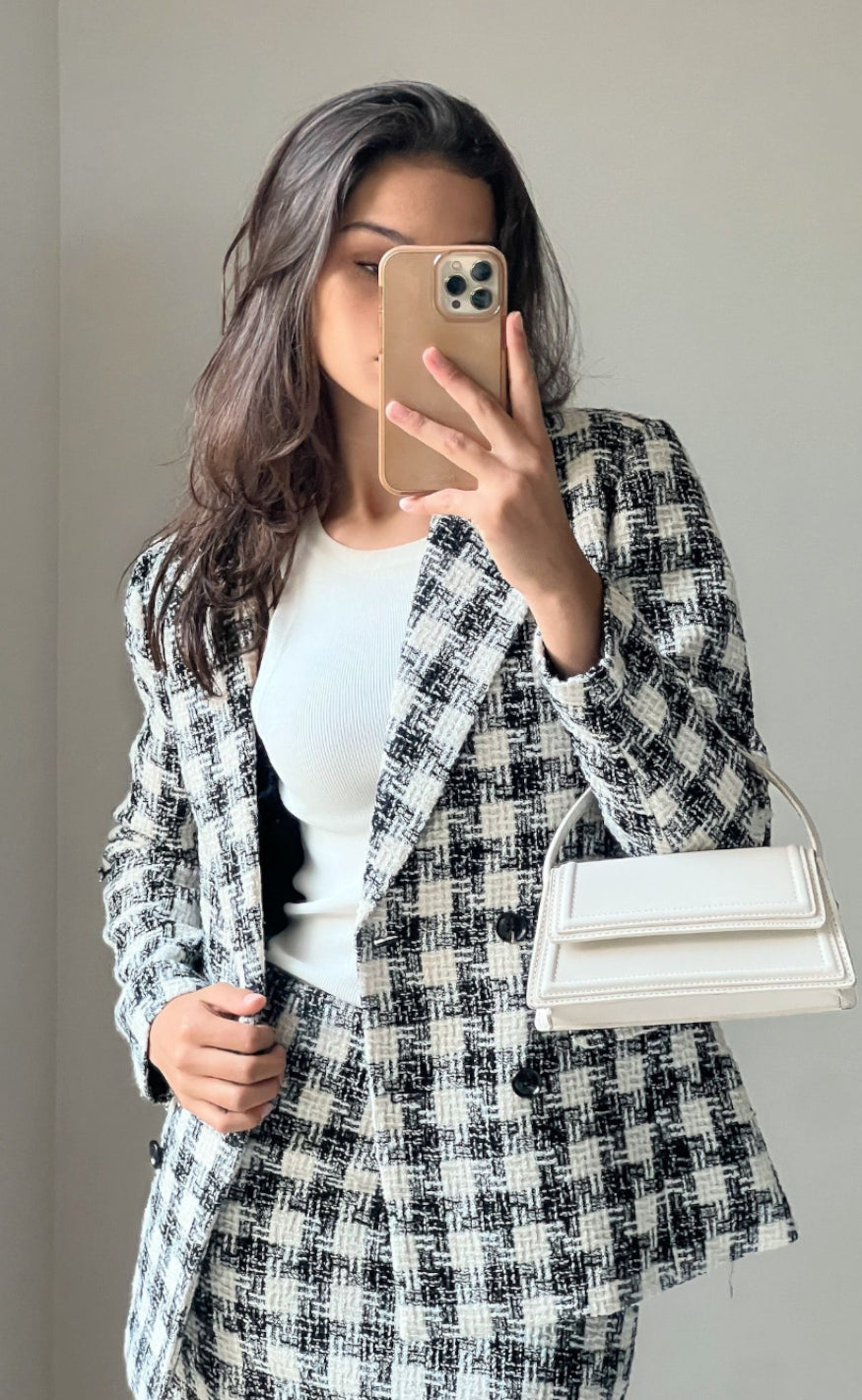 Neo Noir Blazer - Vivi - Black/White