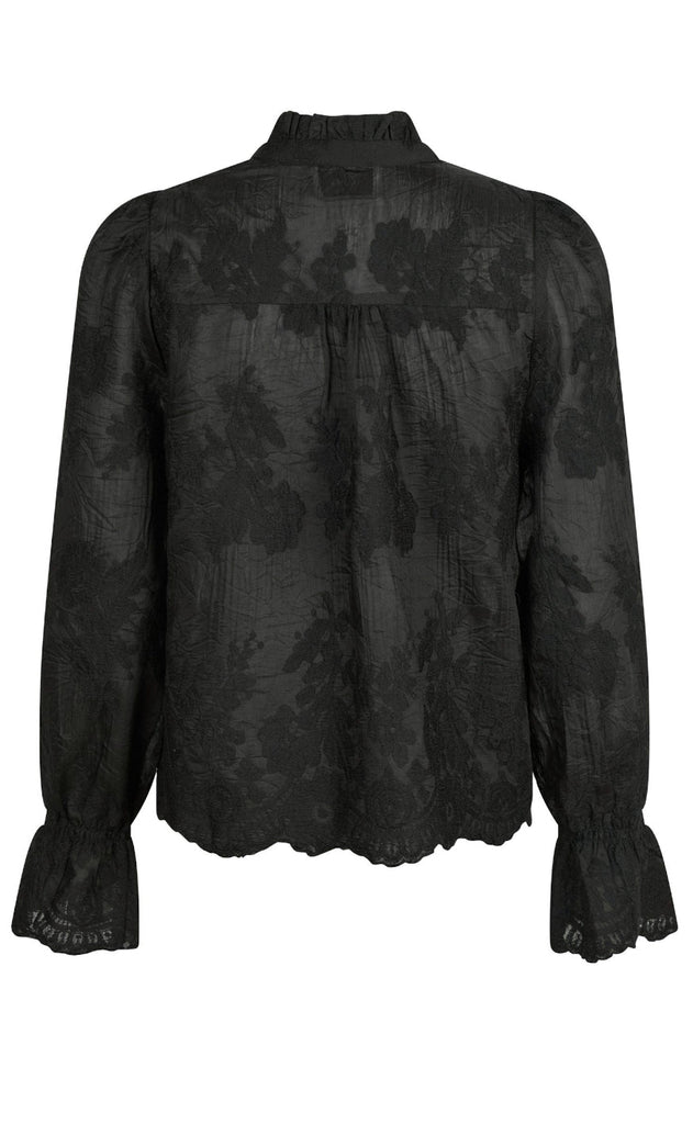 Neo Noir Bluse - Amara - Black