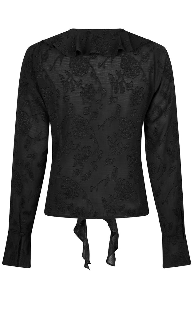 Neo Noir Bluse  - Anika - Black