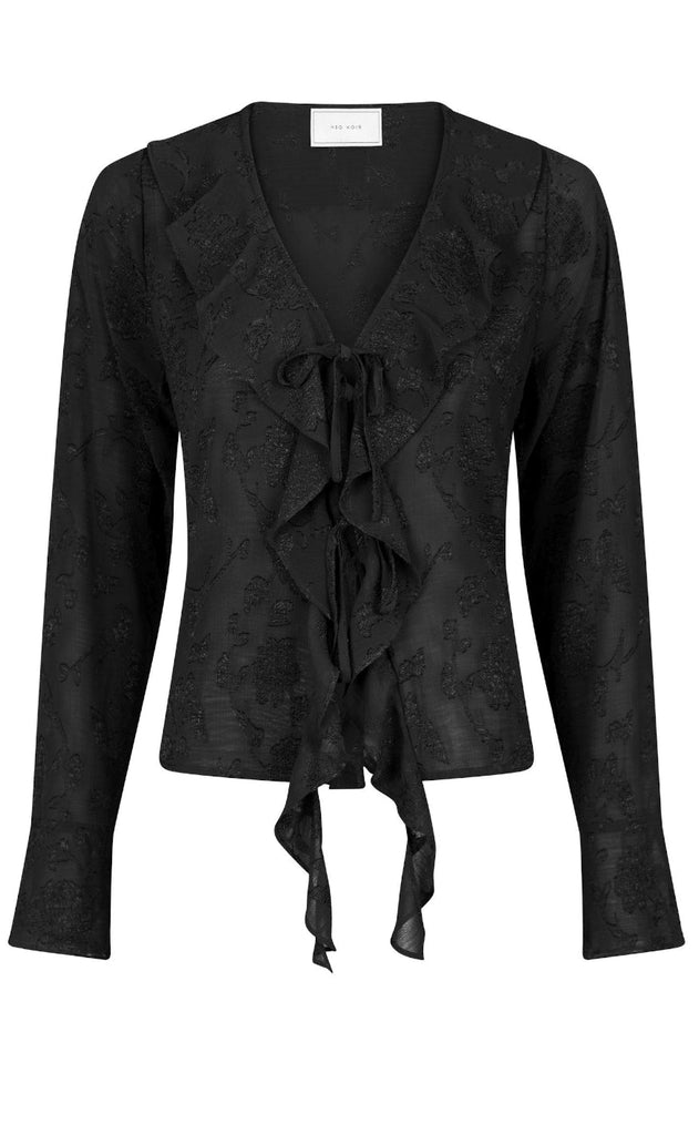 Neo Noir Bluse  - Anika - Black