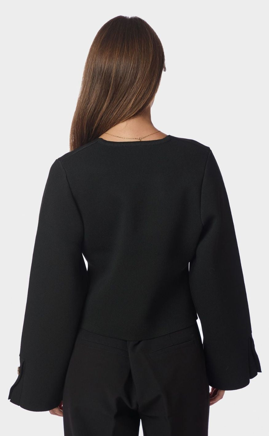 Neo Noir Bluse - Fulvia Knit - Black