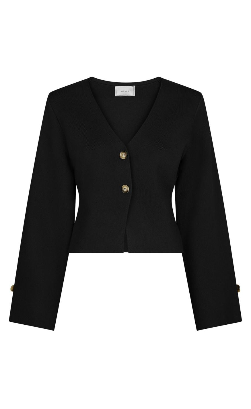 Neo Noir Bluse - Fulvia Knit - Black