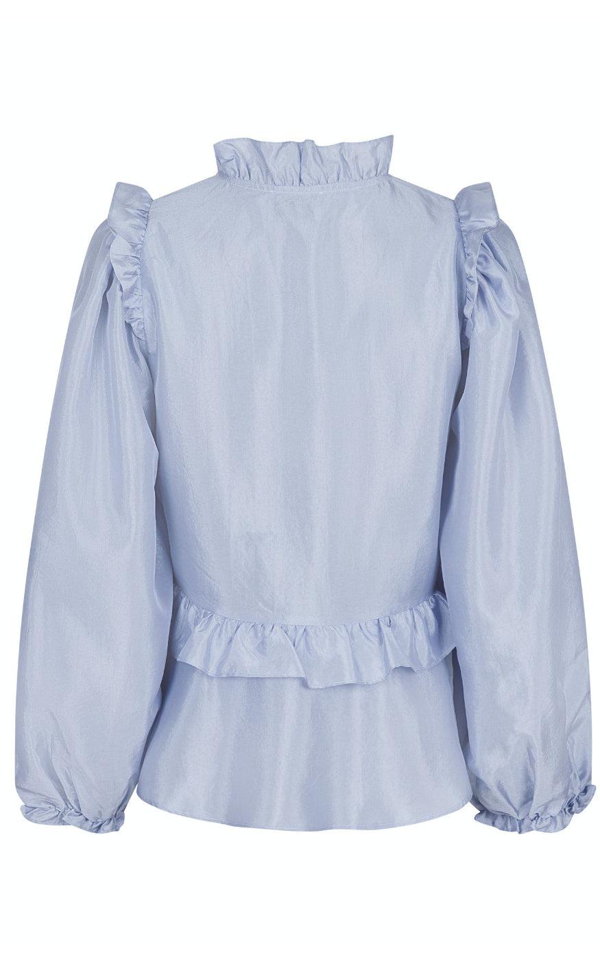 Neo Noir Bluse - Hawaii - Light Blue