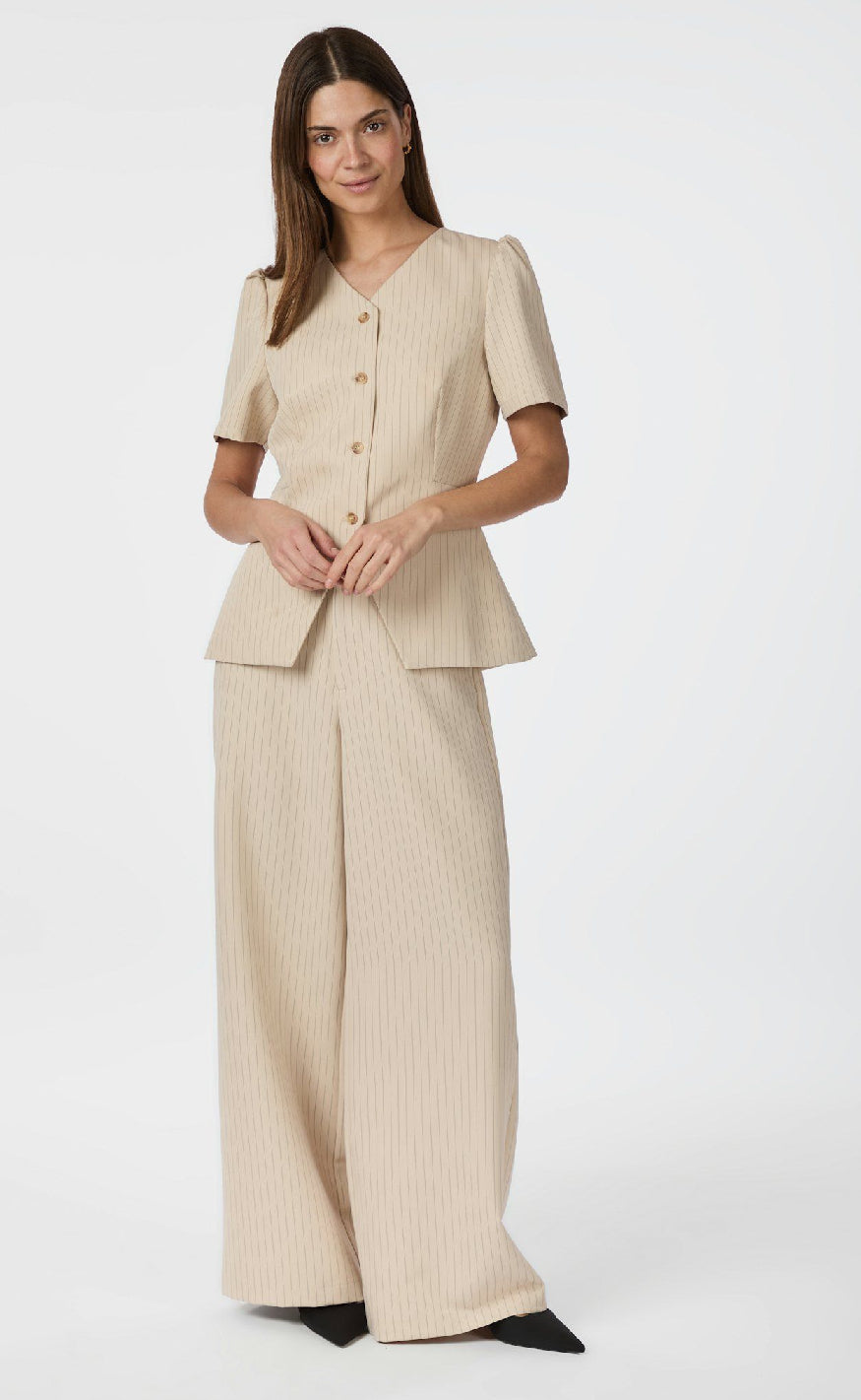 Neo Noir Bluse - Jules - Sand