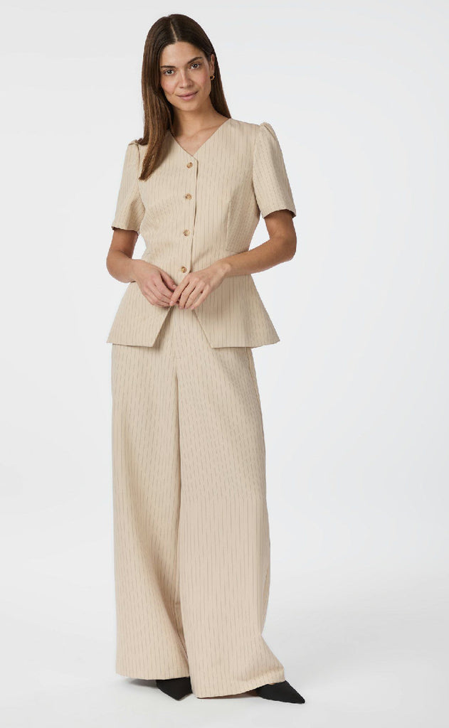 Neo Noir Bluse - Jules - Sand
